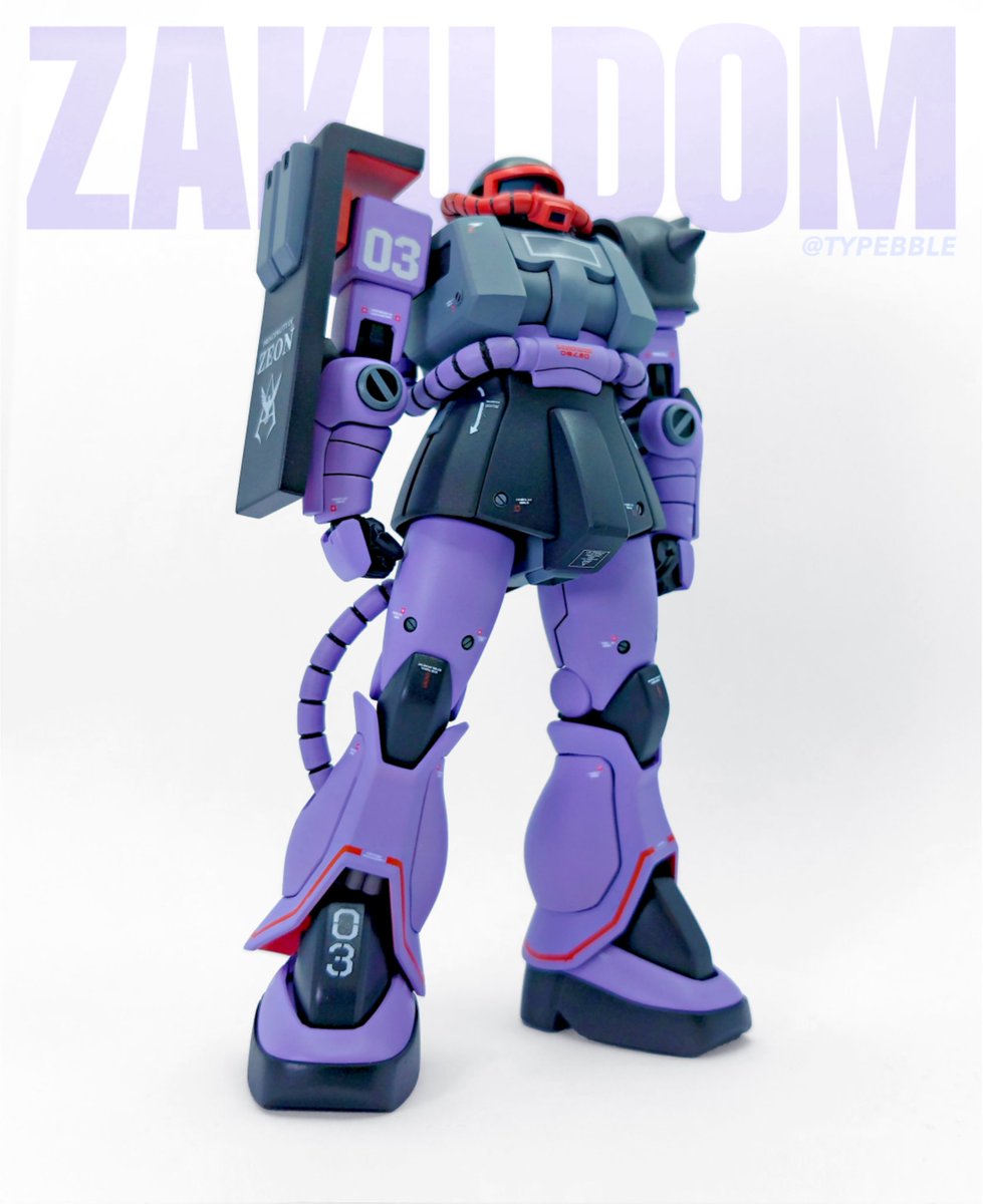 Typebble's tweet image. Zaku Dom Custom Complete!

#ガンプラ #ガンプラ好きと繋がりたい  #ザク