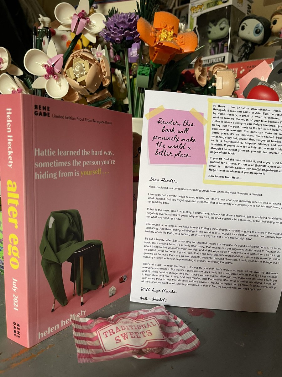 #BookPost 🎊📚💖 Many, many thanks to @Christina_Dem and #Renegade @dialoguepub for my copy of #AlterEgo by @lehenner - published in July 2024. This is Hattie’s story & The Plan into play 👍 .You’ll have to read this amazing book to find out more👍💖📚⬇️