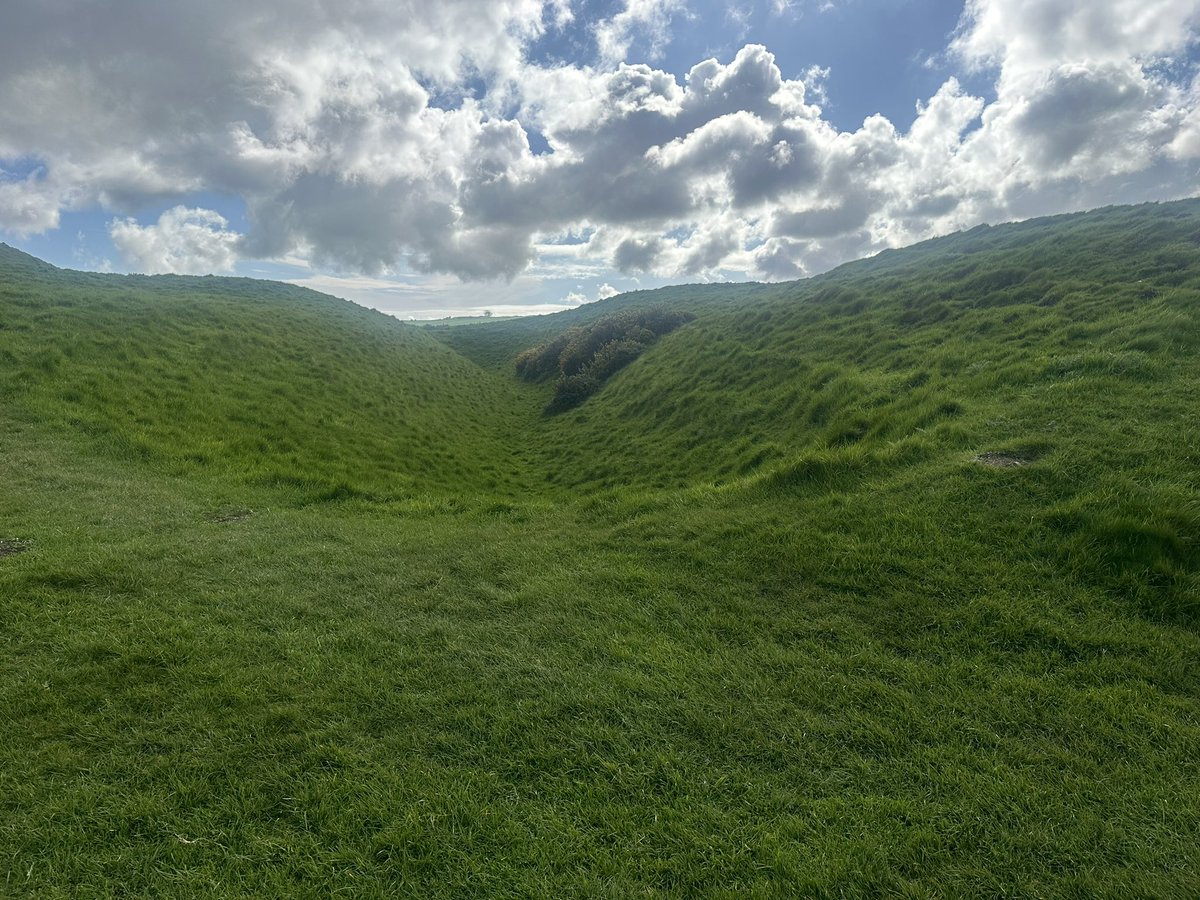 Tricky to photograph from ground level, the mighty Maiden Castle close to Dorchester. The hilltop site is dominated by a vast Iron Age hillfort. The hillfort was begun in around 600 BCE, although it was expanded and changed over the centuries. The enclosed area was expanded in…