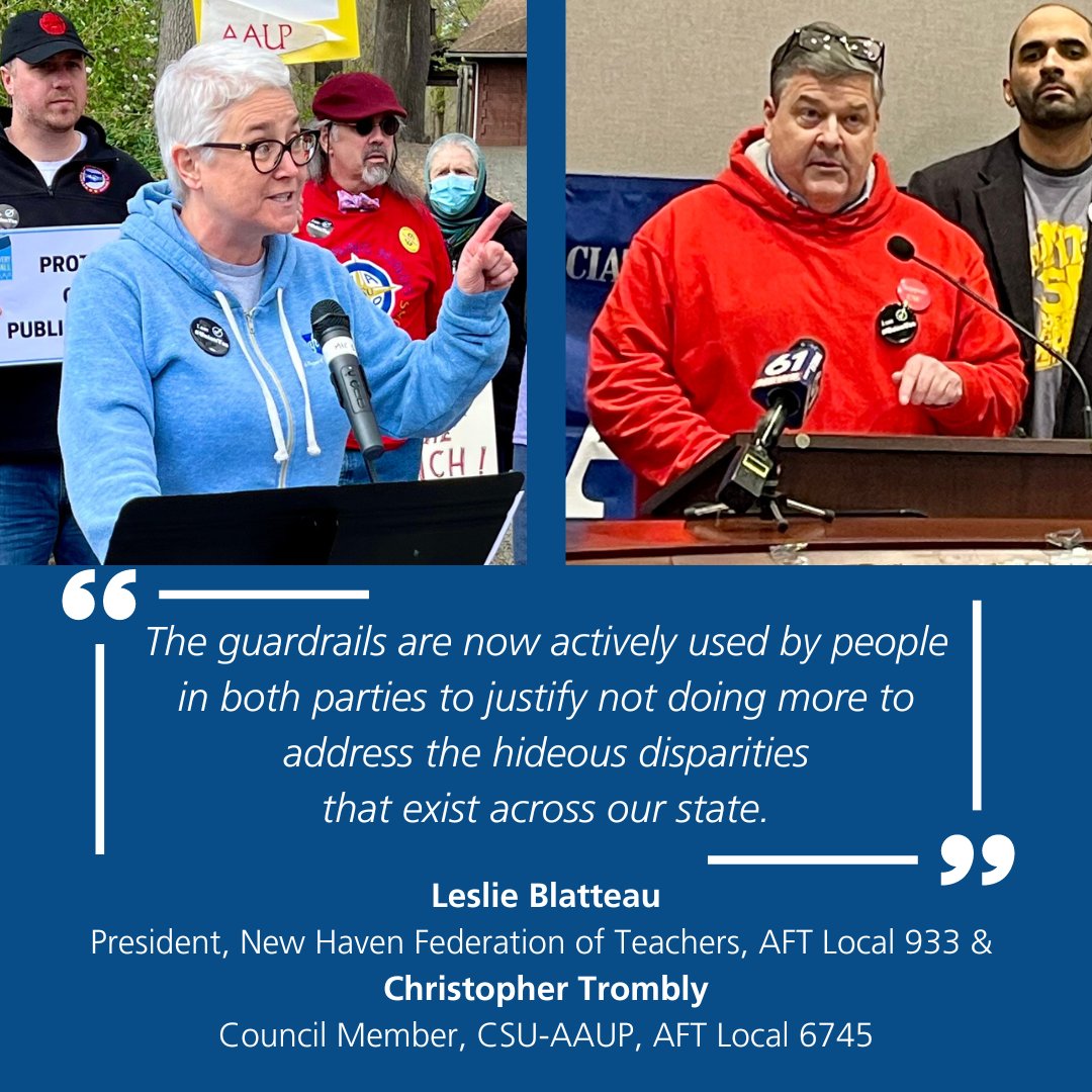 In op-ed @NHFT933 prez @LBlatteau & @CSUAAUP council member @CETrombly called for courage in #CTGeneralAssembly's closing days: aftct.org/2024/05/06/res…; celebrating #TeacherAppreciationWeek w/advocacy! #FundOurFutureCT @AFTUnion @AFTTeach @AFTHigherEd @AFT_PE @AAUP @CTForAll