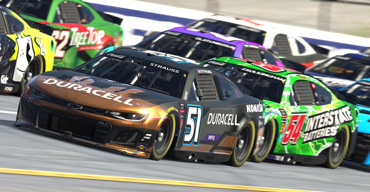 Brutal race, I don’t really know where we finished last night.

Internet spiked in the top 5 around lap 10 😁

Went 3 laps down and couldn’t get back on the lead lap. One bad race won’t hurt us. Already at work on Charlotte with this team 🤠 @WilliamsEsports @Duracell