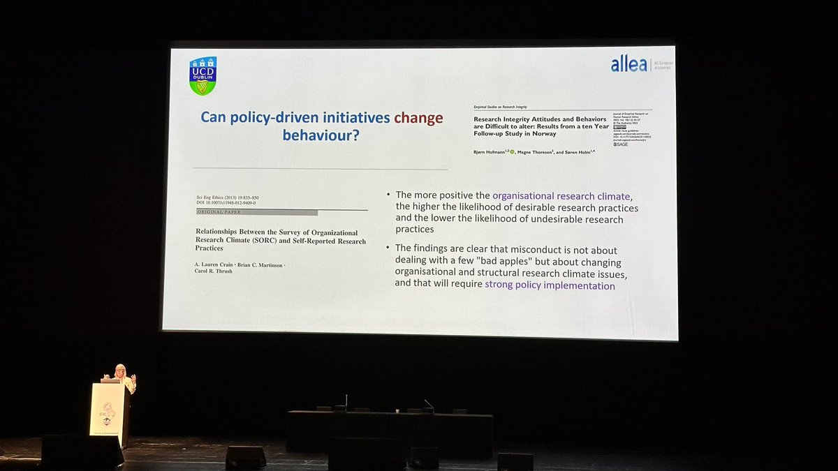 NahumAtYork's tweet photo. An eye opening plenary talk at #SETACSeville by @maura_hiney diving into some shocking trends in academic integrity and how fostering a culture of honesty and trust, as well as policy driven initiatives, is fundamental for the future of research 📈 https://t.co/LxzrNkLUM3