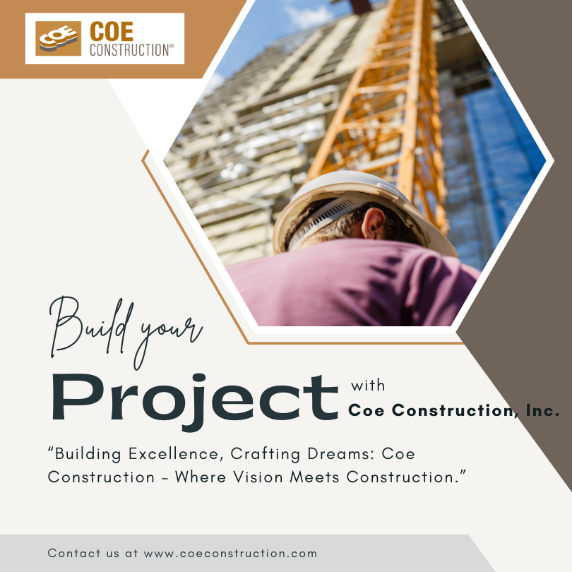 Maximize your commercial space potential with Coe Construction. 🏢 Trusted partner for exceptional results. Contact us today. #CommercialConstruction linktr.ee/coeconstruction