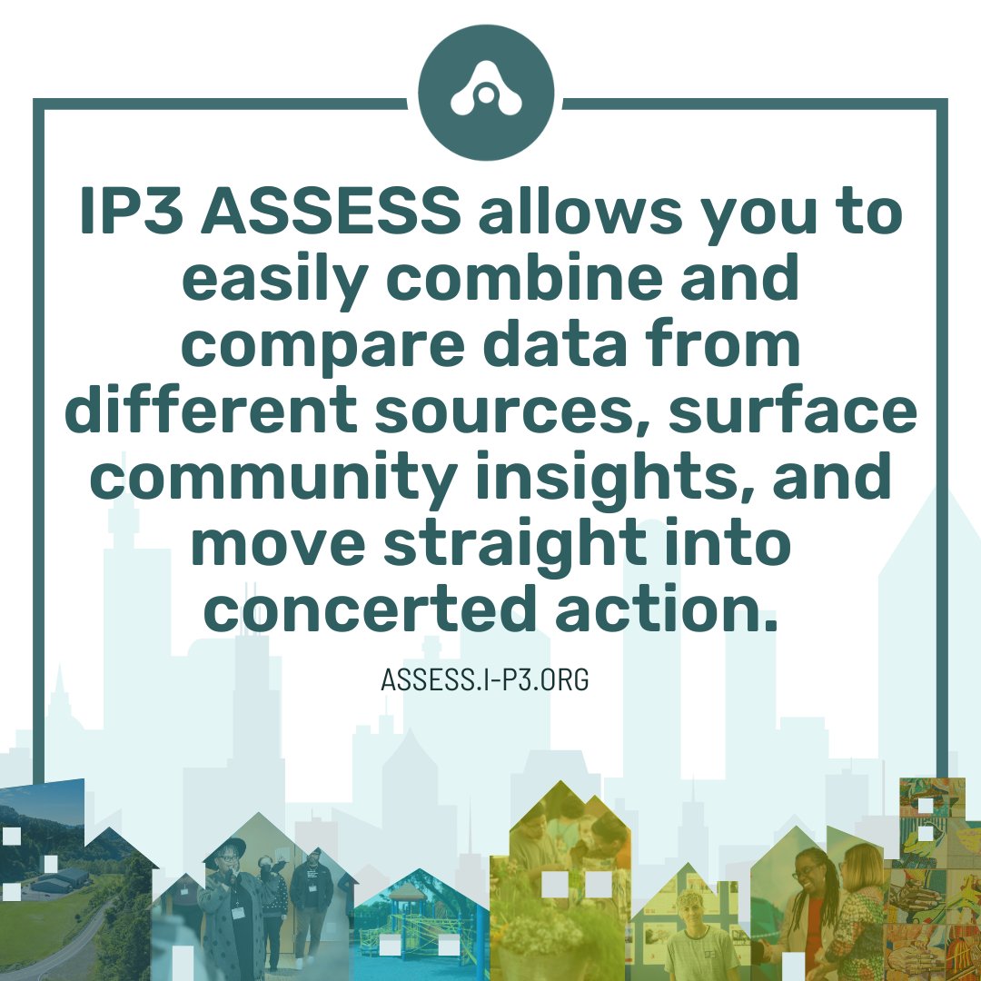 Our web-based solution to community assessment has a robust starter list of indicators, interactive maps, and simple, shareable reporting. We’d love to share how #IP3ASSESS can support your #CommunityAssessment and improvement work. Click to learn more: bit.ly/3UQGgBx