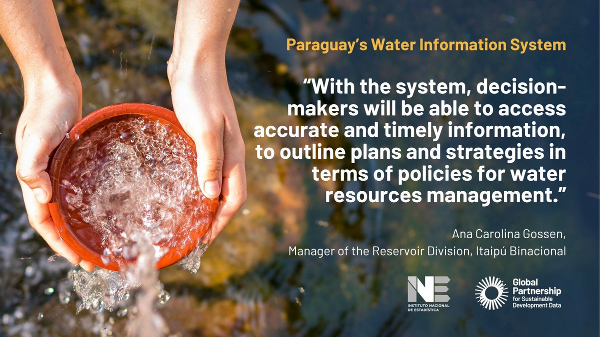 🚿 How is effective data-sharing helping Paraguayans to access clean water? Find out how @itaipuparaguay provides accurate + #TimelyData to the 🇵🇾 Water Information System to improve water quality + advance progress on #SDG6. See the full story 🔗 bit.ly/3QsWK0d