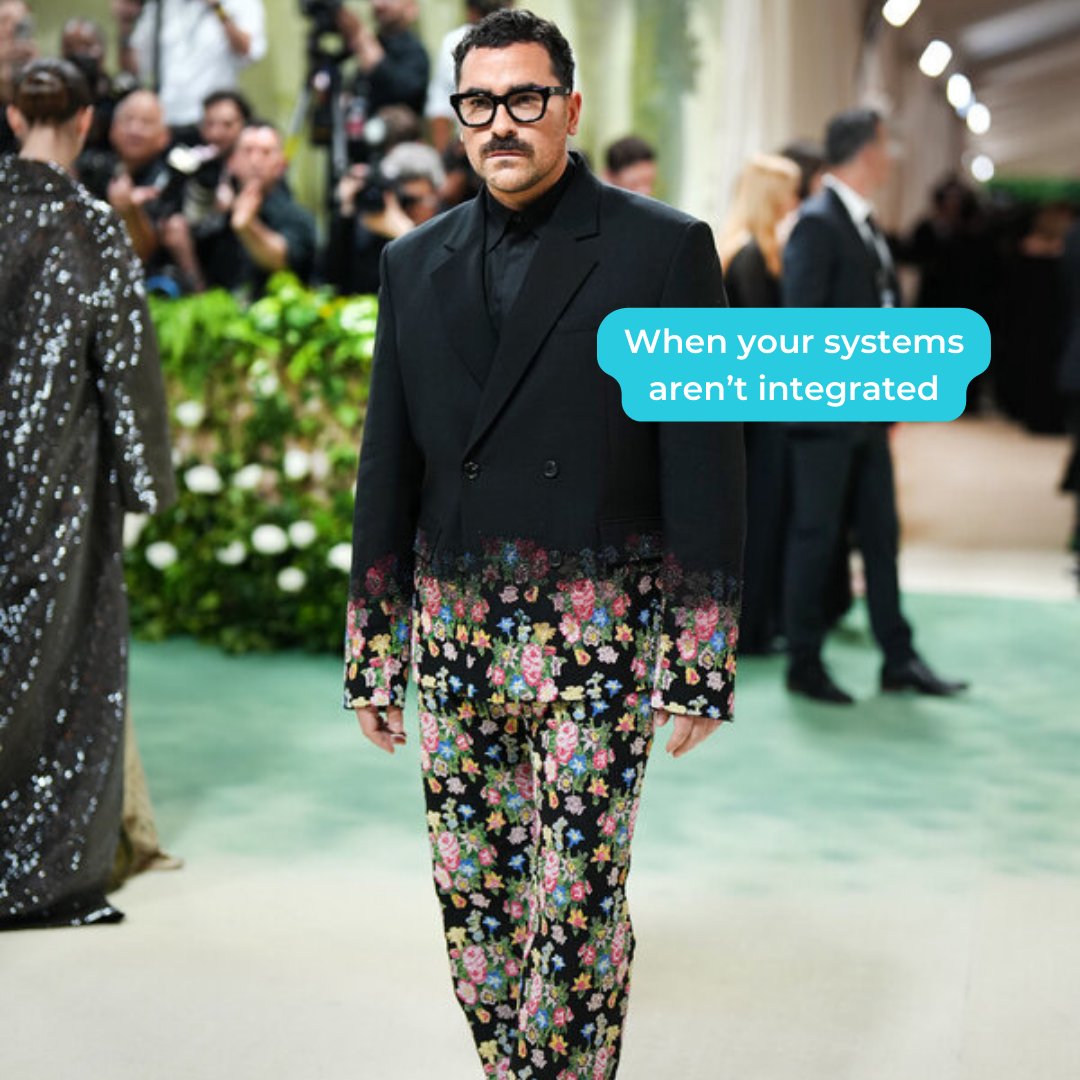 kayapush's tweet image. All my dispensary management tools trying to coexist together. 
#BusinessTech #TechFrustrations #MetGala2024