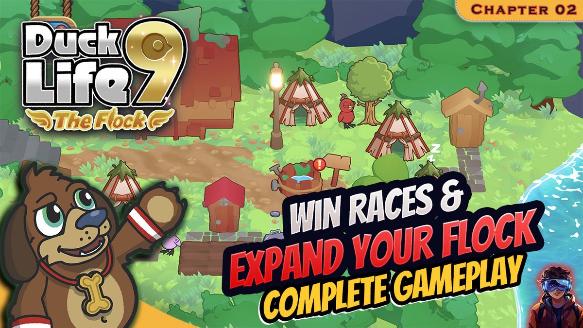 NightWingsGamer's tweet photo. New Chapter on New Island with more ducklings to recruit. Race them and expand your flock on Duck Life 9: The Flock from @duck_life_app & @MADwebsite.
#ducklife9 #gameplay #sportssim #cozygames
https://t.co/P33Ab9Joxd https://t.co/QVGhGvTUNG