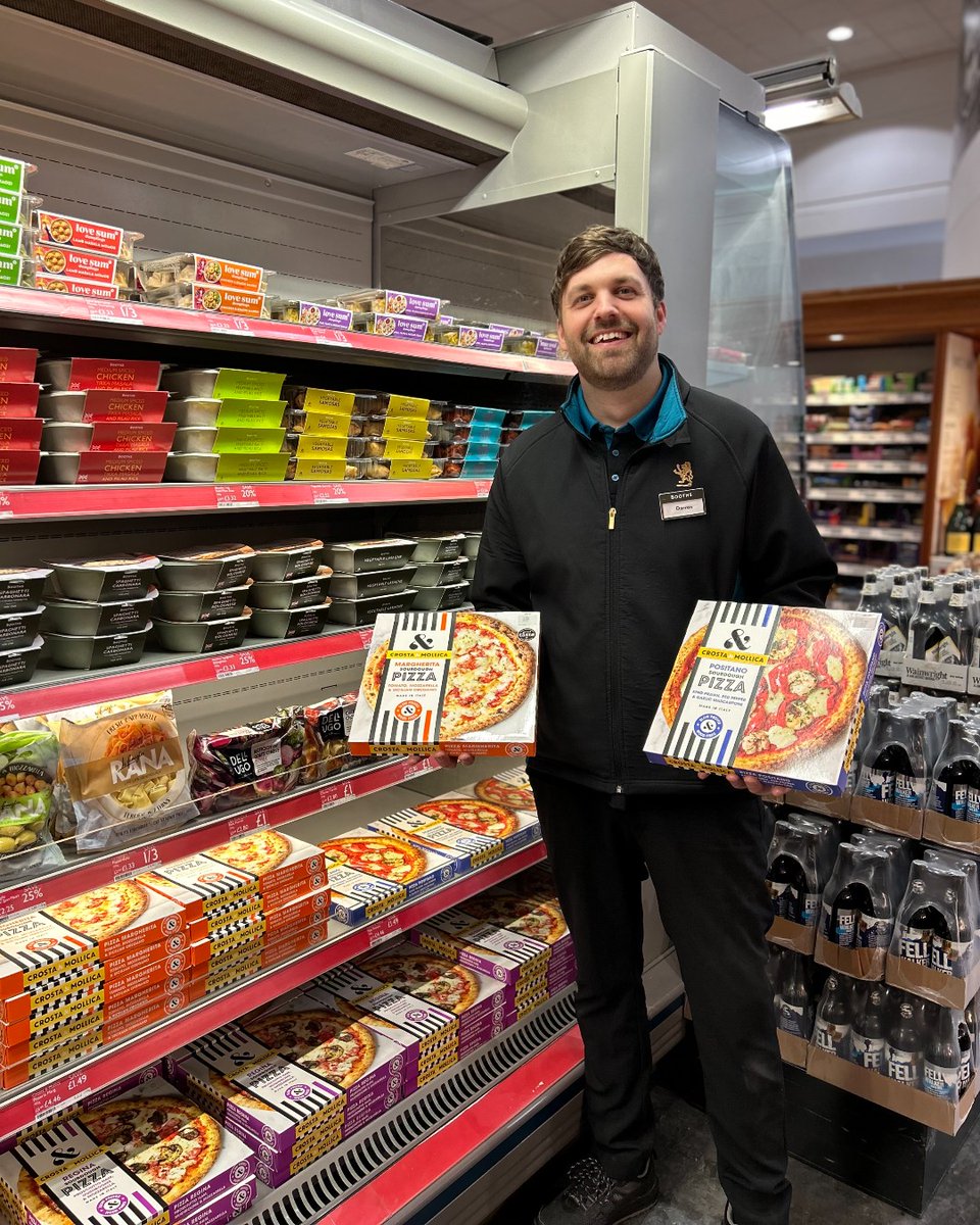 Darren at Lytham recommends Crosta and Mollica pizzas as a quick tea! 🍕