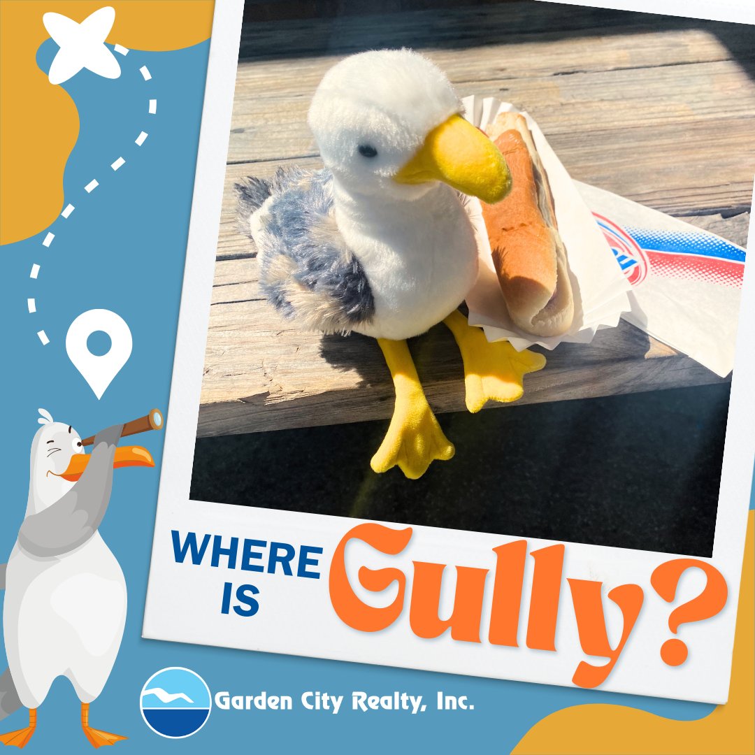 🌭💙Where is Gully? 💙🌭

Comment below which location you think Gully went on his most recent adventure!
A) Hamburger Joe's of Surfside
B) Sam's Corner
C) Nathan's Famous Hot Dogs

#WhereIsGully #GardenCityRealty #BeachLife #LifeIsGrandOnTheSouthStrand #Summer #Gully #SaltLife