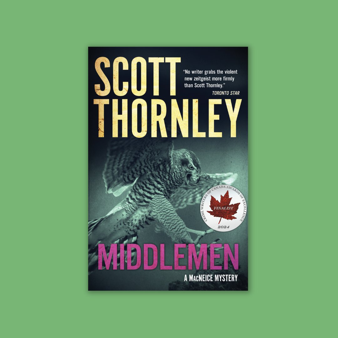 MIDDLEMEN has been shortlisted for the @crimewriterscan 2024 Awards of Excellence, for the category Best Crime Novel. 🎉 Congratulations to author Scott Thornley!