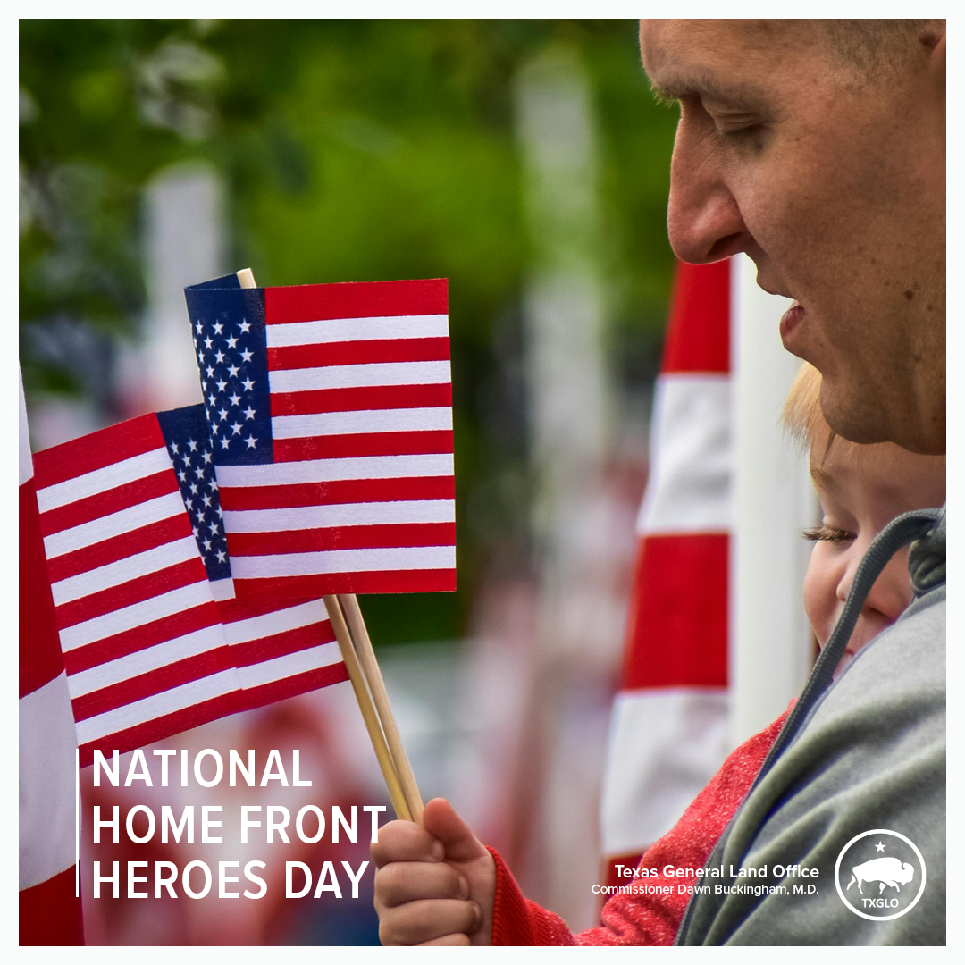Happy National Home Front Heroes Day! We appreciate all the support, work, and sacrifices you all make at home!