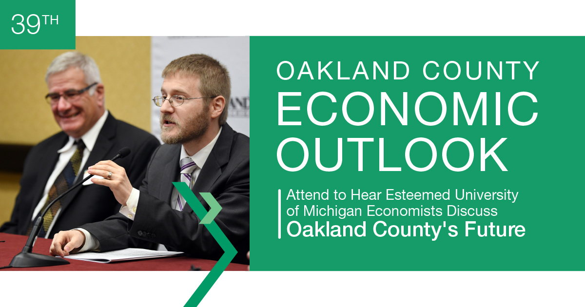 In moments we will hear from @UofM Economists as they share the Economic Forecast for #OaklandCounty at the 39th Annual #OCEconomicOutlook24, where today’s spotlight shines on the cutting-edge world of #AdvancedManufacturing.