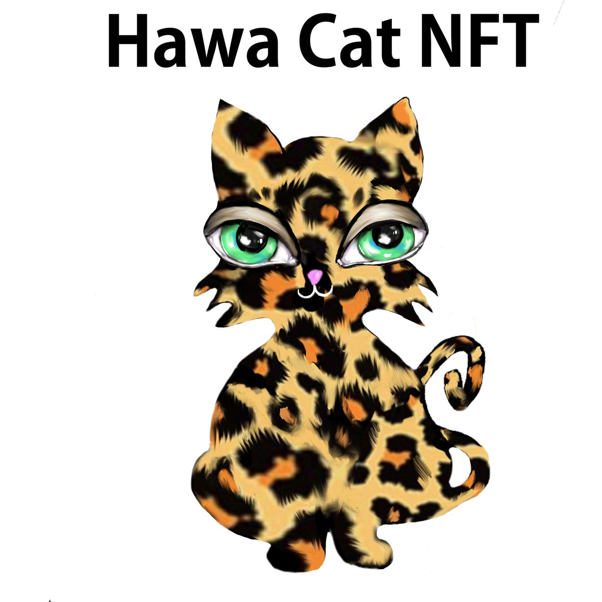 You can still buy some 1/1 hand made Hawa Cats on @Opensea #NFTs #cats