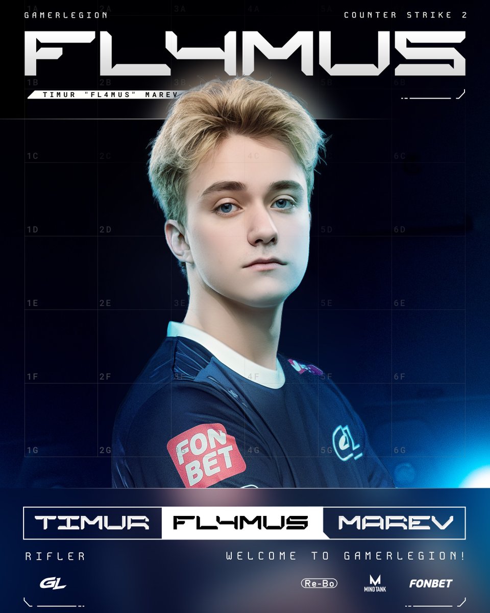 Our firepower couldn't get any better than that 🤫 We proudly announce the signing of @fl4_mu to our main roster and we’re excited for his debut! Welcome Timur 💙