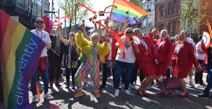 There promises to be a carnival atmosphere as @swanseapride returns for another year on Saturday, May 18, with a colourful parade through the city centre followed by an afternoon of live entertainment in front of the Guildhall. swansea.gov.uk/PridePR2024