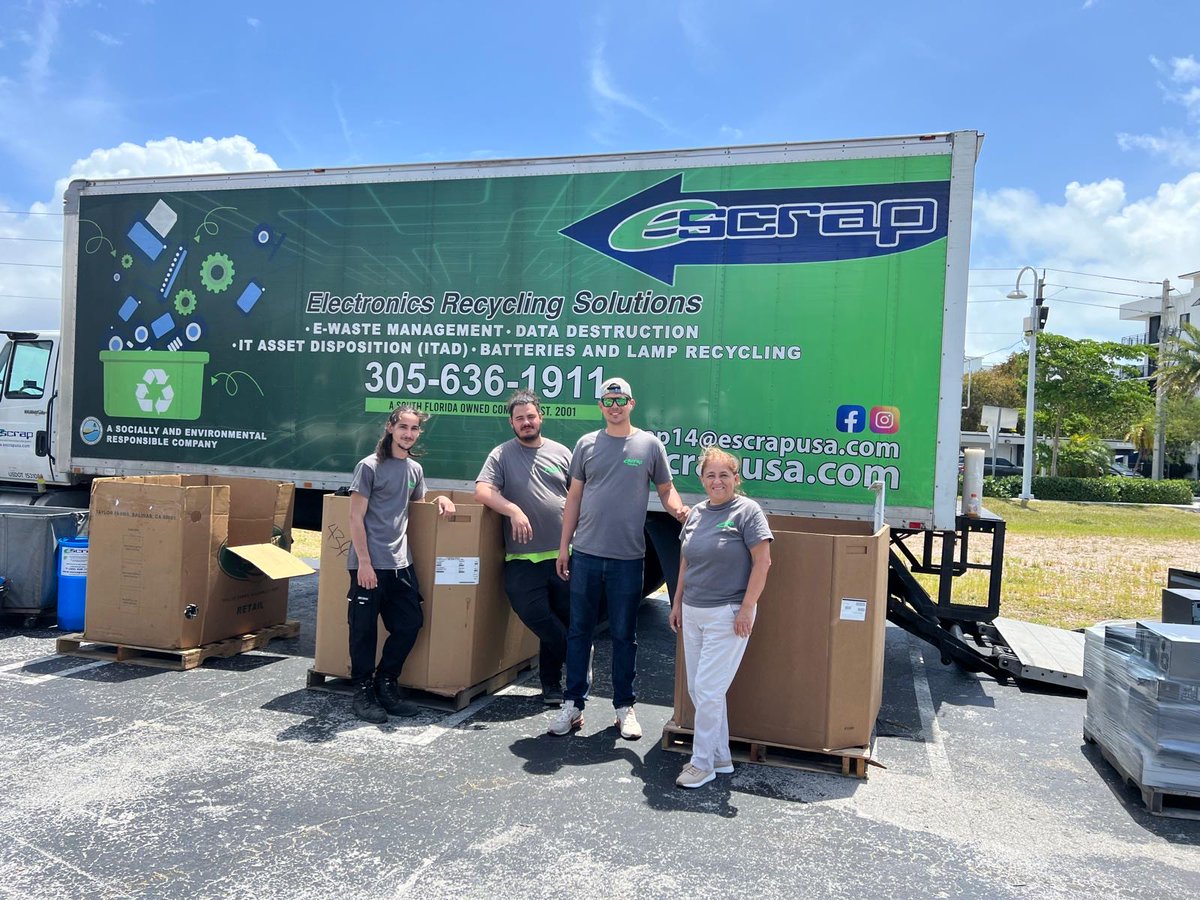 E_Scrap's tweet photo. We are proud to have contributed to several successful recycling events for Earth Month. https://t.co/MBwTF6cL2C