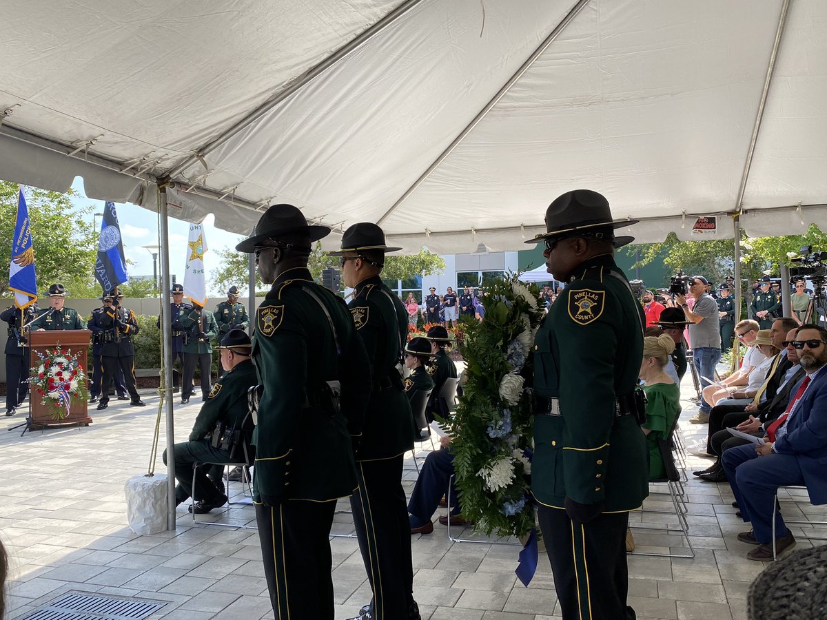 The Fallen Officer Memorial event, held each year in Pinellas County, is an opportunity to recognize the ultimate sacrifice made by law enforcement officers in our county. 
#somegaveall #lawenforcement #fallenofficersmemorial