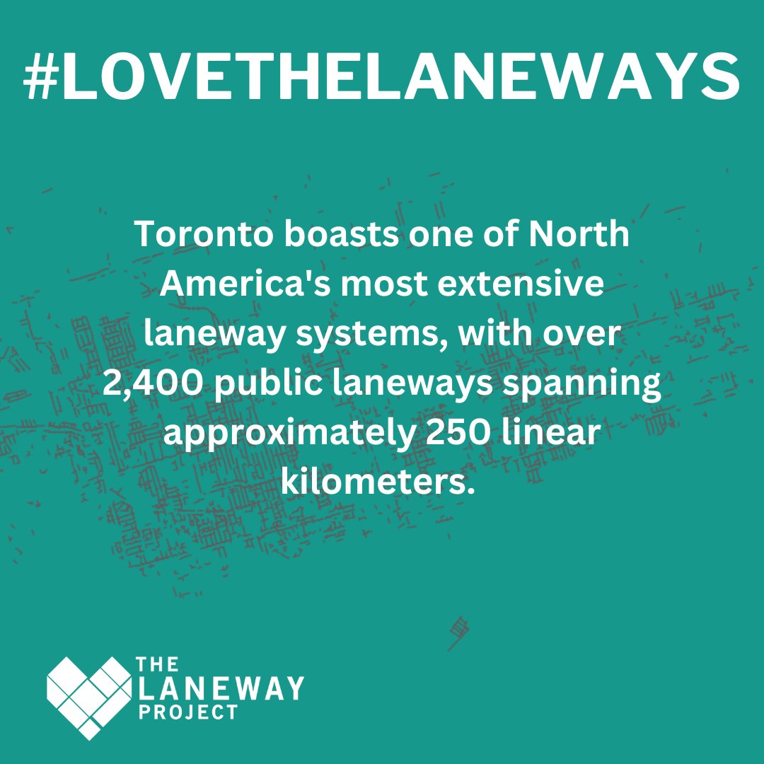 The essence of Toronto lies not within the bustling city streets but rather in the quiet, forgotten corners of neighbourhood laneways. Join us in exploring these hidden treasures and share your favourite laneway using #lovethelaneways