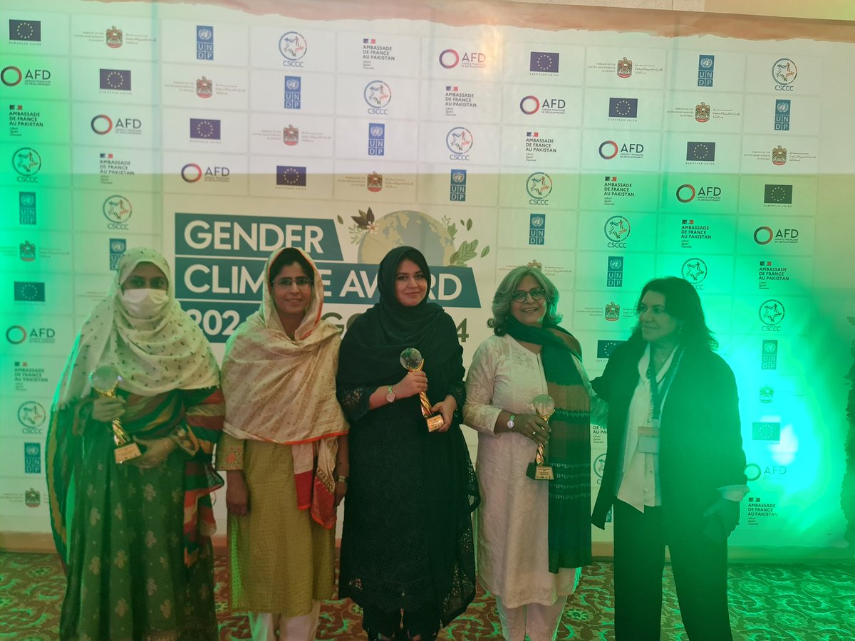 Enthrilled to see more women from Pakistan to work for addressing climate challenges through green entrepreneurship, journalism and climate action. Congratulations to 2nd edition Gender Climate Award #GCA2024 #SheLaedsAgriculture