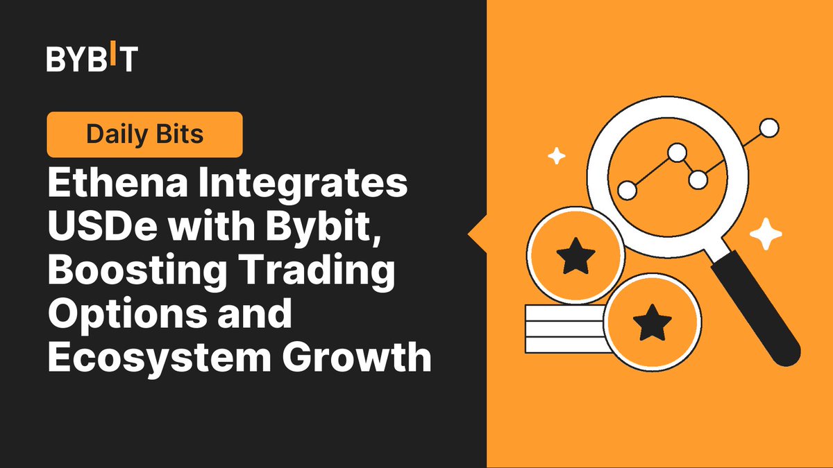 🧠 Ethena Integrates USDe with Bybit, boosting trading options and ecosystem growth $RNDR surged by 2.3% after Apple featured Octane X in Keynote, Enhancing M4 Chip with Render Network's Decentralized GPU Power 🌐 Explore More: i.bybit.com/1kabXTat #TheCryptoArk #BybitNews