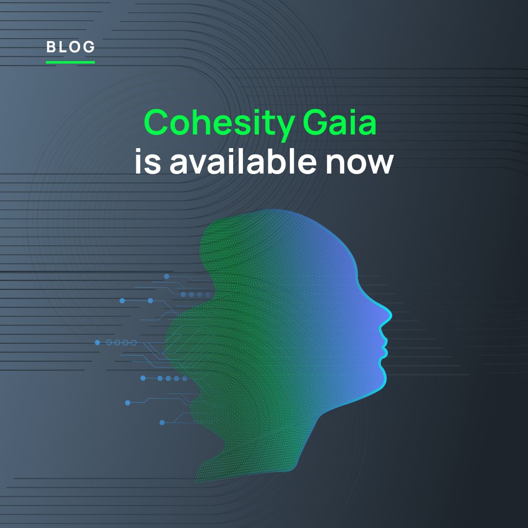 Our mission is simple: To protect, secure, and provide insights into the world’s data. And with Cohesity Gaia, we’re delivering a new world of insights: cohesity.co/3wavblm #AI