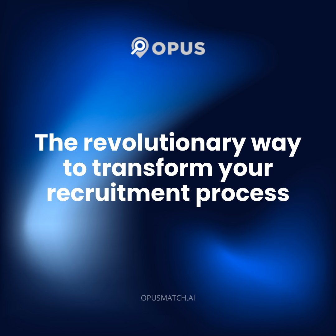 📝 #OpusMatch offers clients a revolutionary way to post jobs, manage their workforce and match top candidates with open positions.

See how #OpusMatch can help you leverage your on-demand #workforce! opusmatch.ai/contact-us/

#staffingsolution #futureofwork