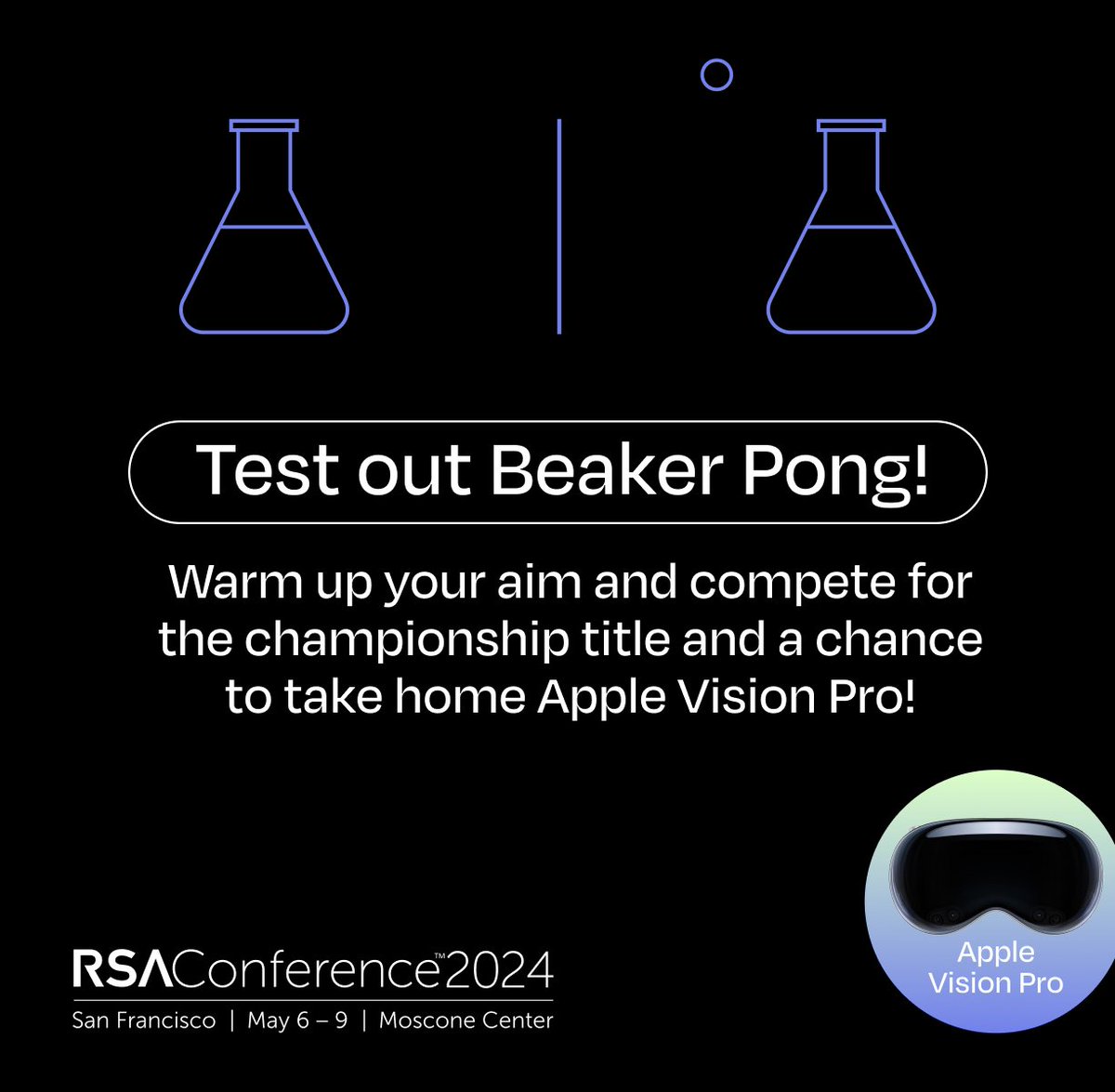 Meeting fatigue hit you yet? Take a break and with some pong, beaker pong that is. We’re hosting friendly competitions at Keyfactor’s Digital Trust Lab, South Expo, 1049. Stop by for a quick game and chance at a prize. Trash talking not included. #RSAC 2024