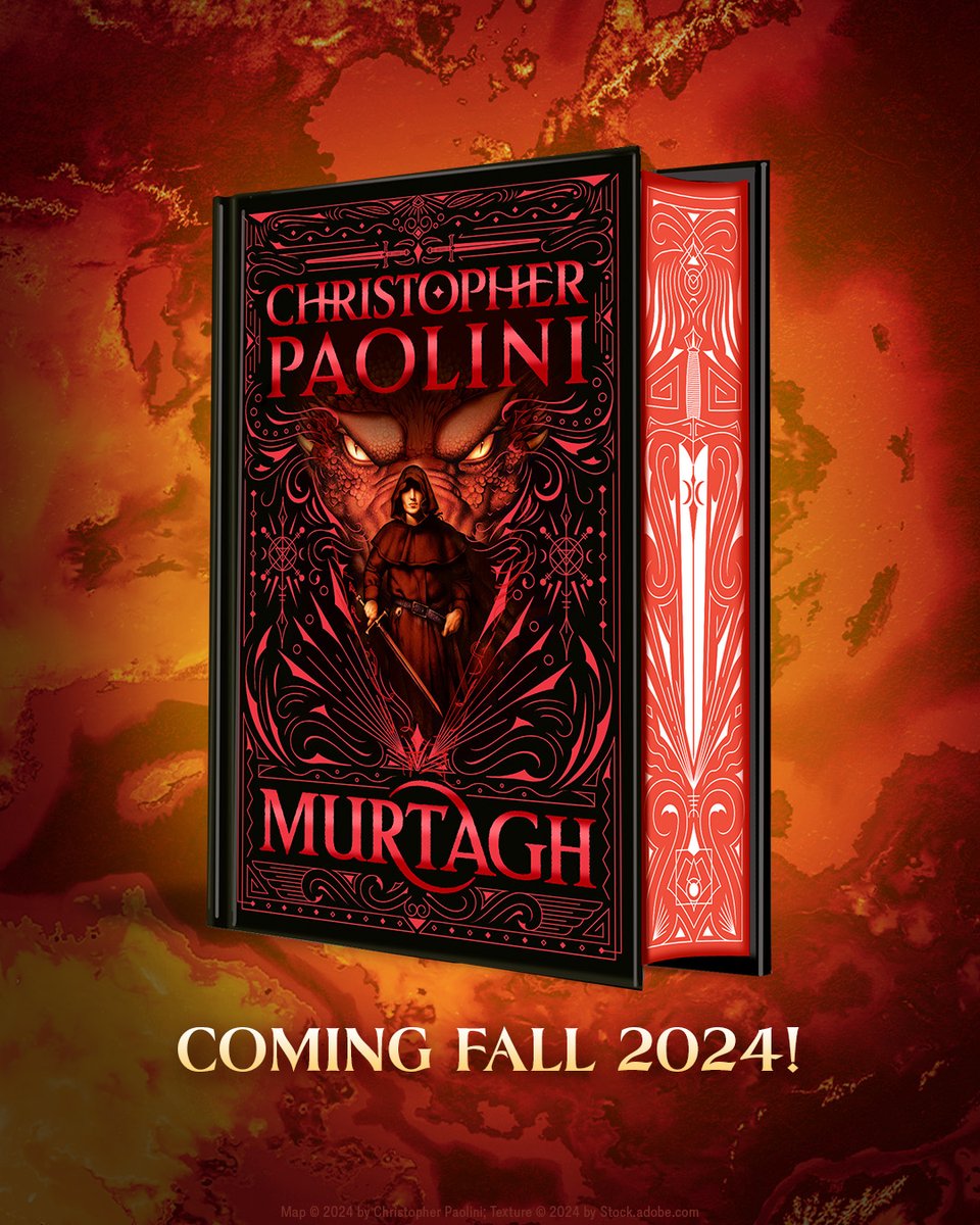 You might want to sit down for this one... I'm releasing a Deluxe Edition of #Murtagh!!! With never-before-seen exclusive content and beautiful sprayed edges. Pre-order today: bit.ly/MurtaghDeluxe 🐉 Can't wait for you to get your hands on this in October! @GetUnderlined