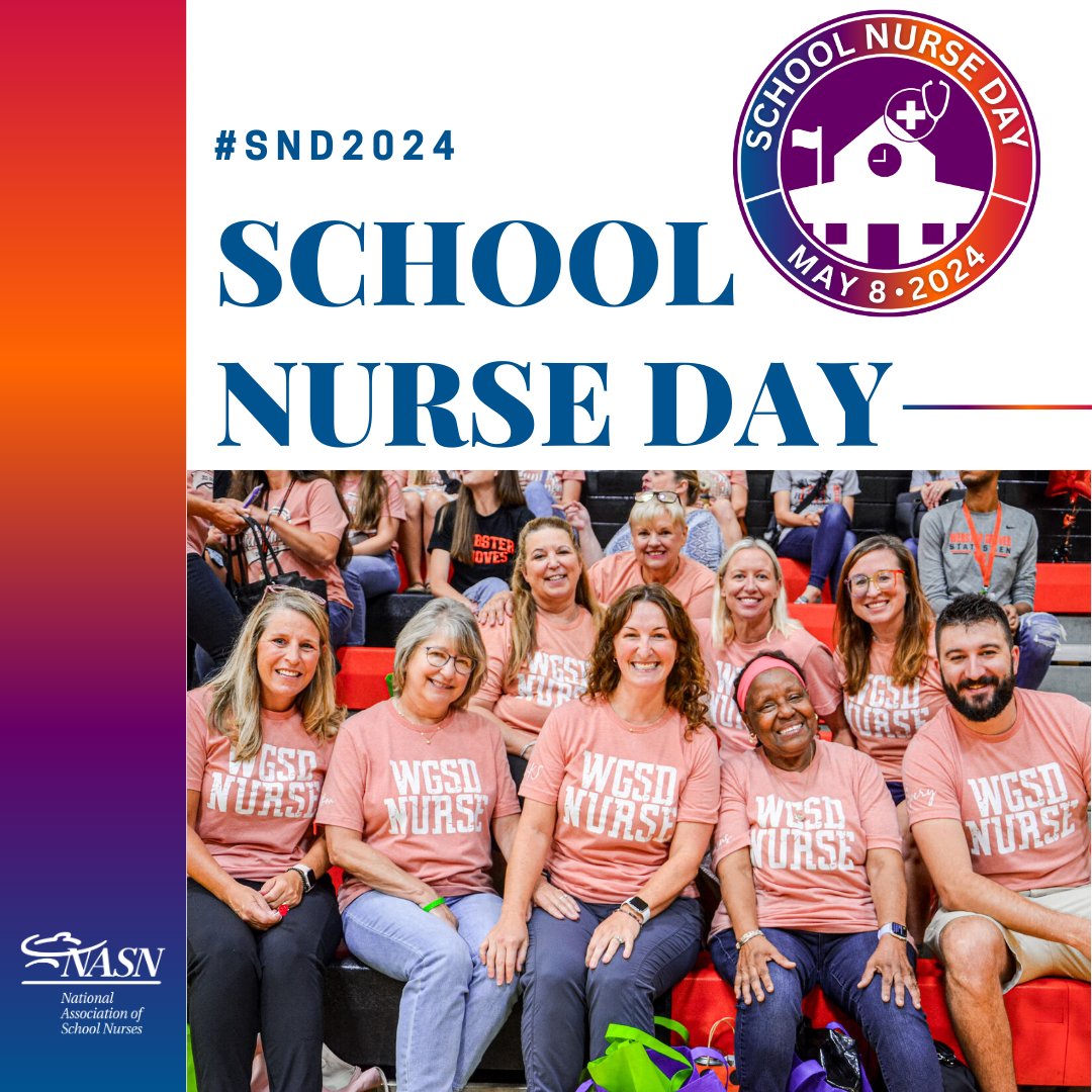 Happy National School Nurse Day! THAK YOU, #SchoolNurses, for your commitment to student health and well-being and for fostering healthy school communities where everyone can learn and grow! 💕 #SND2024 @schoolnurses