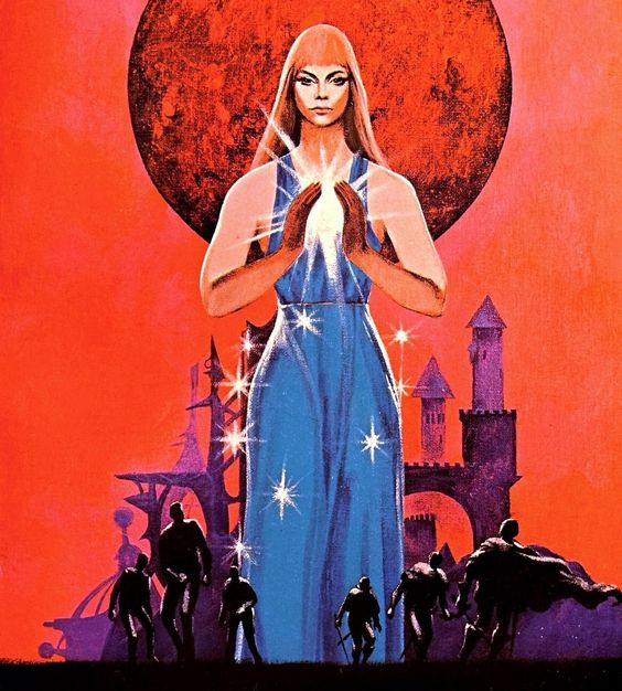 Happy #WitchyWednesday! ✨🖤✨ Sci-Fi Art by Jack Gaughan (1975)