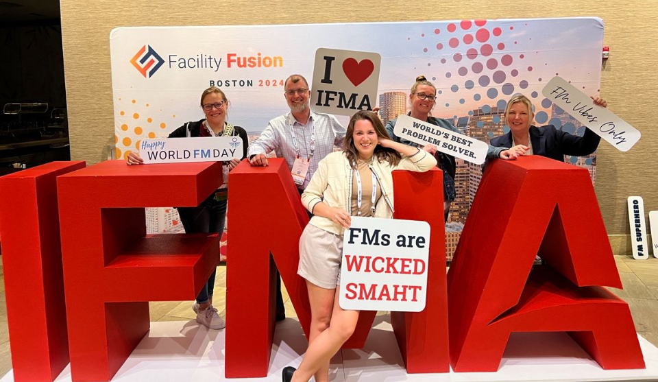 Our own Amanda Muzzarelli was at @IFMA’s #FacilityFusion 2024 in Boston this week. A brilliant gathering of FM professionals. #FacilitiesManagement