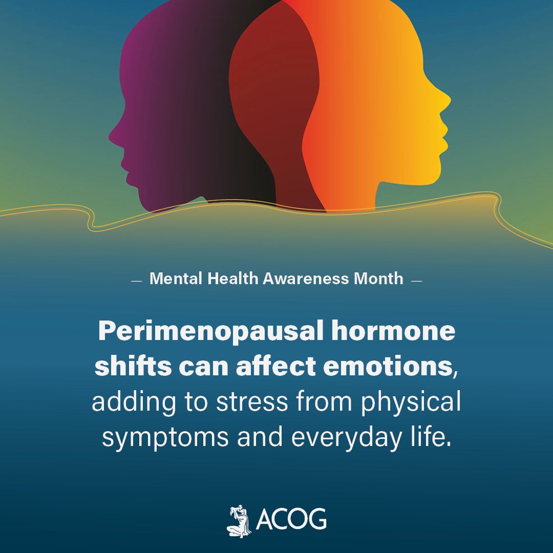 When you think of perimenopause, you may think of hot flashes, night sweats, and irregular periods. Did you know that mood changes are also common during this stage? Get expert insights into perimenopause and mental health: bit.ly/4aee93R #MHAM2024
