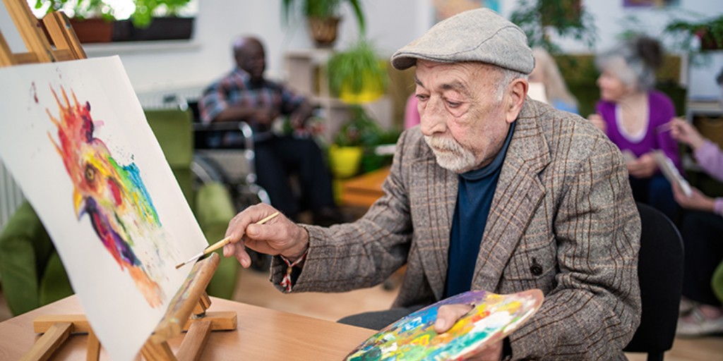 Social activities can improve mental health, overall wellbeing and cognitive functioning. Join us, and try something new! 😊 

To view the activities schedule and register, please visit our website: ow.ly/xnyo50RmmP6

#Heart2Home 💕🏡 #Art #SocialActivities #socialSociety