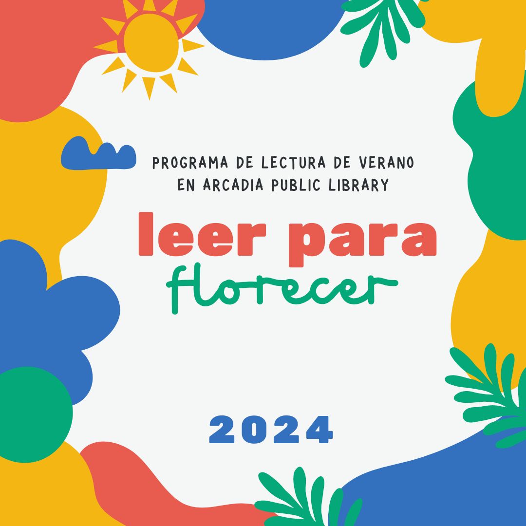 📅Mark your calendars! June 1, 2024 ☀️

Summer at Arcadia Public Library! 📖🌷⁠
Join us next month for fun events, exciting programs, and cool prizes!
.
.
.
.
.
.
.
.
.
.
#Arcadia #ArcadiaPublicLibrary # SAPL #SummeratArcadiaPublicLibrary #ReadinFull Bloom