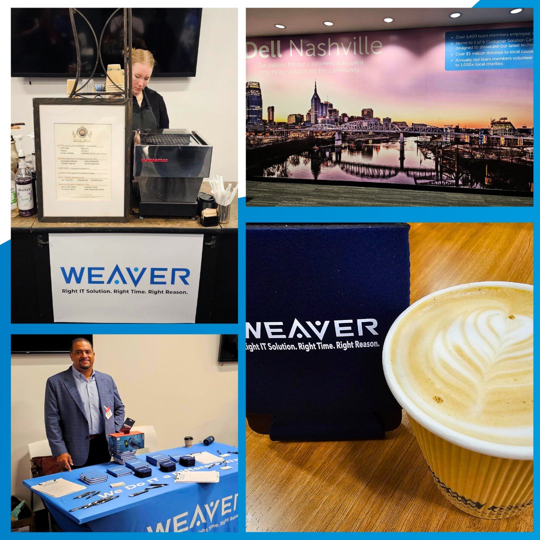 Weaver_Tech's tweet image. We’re in Nashville to celebrate the kickoff of Dell&apos;s new quarter and boost our partnership. Thrilled to have Weaver&apos;s AE Eric Meadows and SA Michael Payne here, introducing innovative IT solutions.
#WeaverTech #Dell #Partnership #Innovation #Nashville