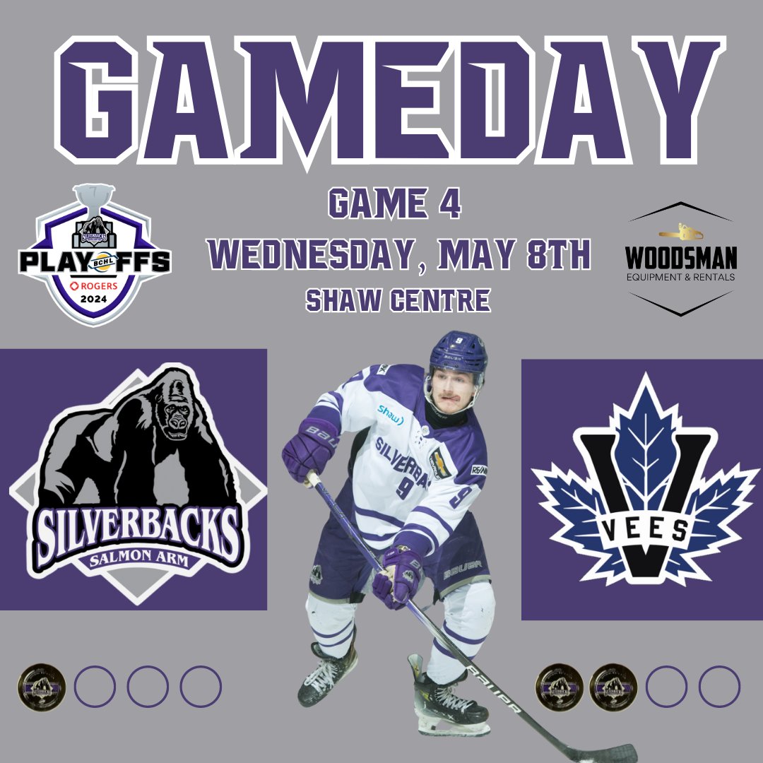 GAMEDAY! 🦍 Time for Game 4! Puck-drop is at 6:00 p.m. at the Shaw Centre and can be found on Flo Hockey. Gameday is brought to you by Woodsman Equipment.