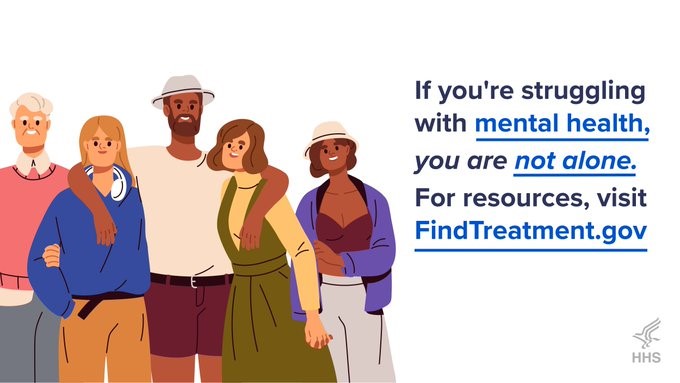 1 in 5 adults and youth live with a mental illness. FindTreatment.gov is here to support you. It is a confidential and anonymous resource that can help those seeking treatment for mental and substance use disorder. #PuppyCam
