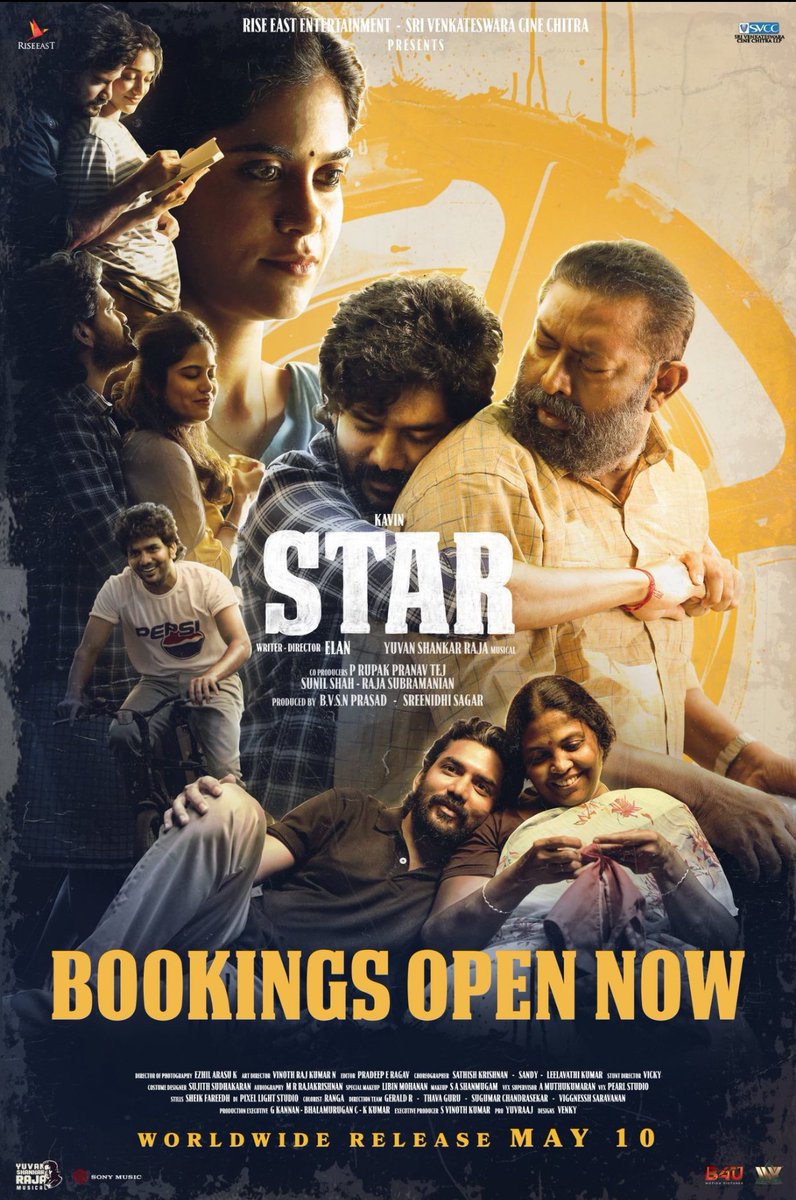 #STAR Advance Bookings has Opened, Book ur Tickets Now! All Set to Start off Solid on Day-1🔥 In Cinemas From This Friday @Kavin_m_0431