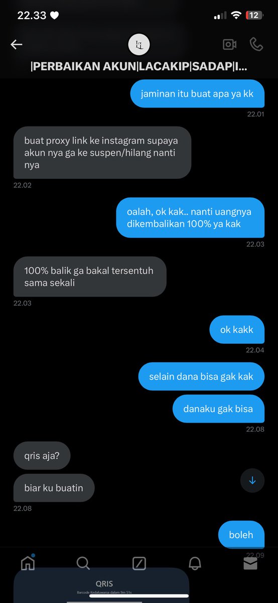 VicentiaFra's tweet photo. Dan ini isi dm temen ku sama seller  atau akun @lacakip 
Awalnya teman ku udh tf dengan jumlah 110k tapi tiba2 seller nya minta tf lagi 150k sebagai jaminan https://t.co/cYZkokHSlD