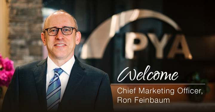 healthcarecpa's tweet photo. The @pyacpa owners are thrilled to announce @feinbaum as our new CMO. Ron brings 25 years of strategic marketing experience to support PYA’s vision and values. We look forward to his guidance as we expand our relationships across the US.  https://t.co/jGCoJg0tR0 https://t.co/RYiDwmgVpB