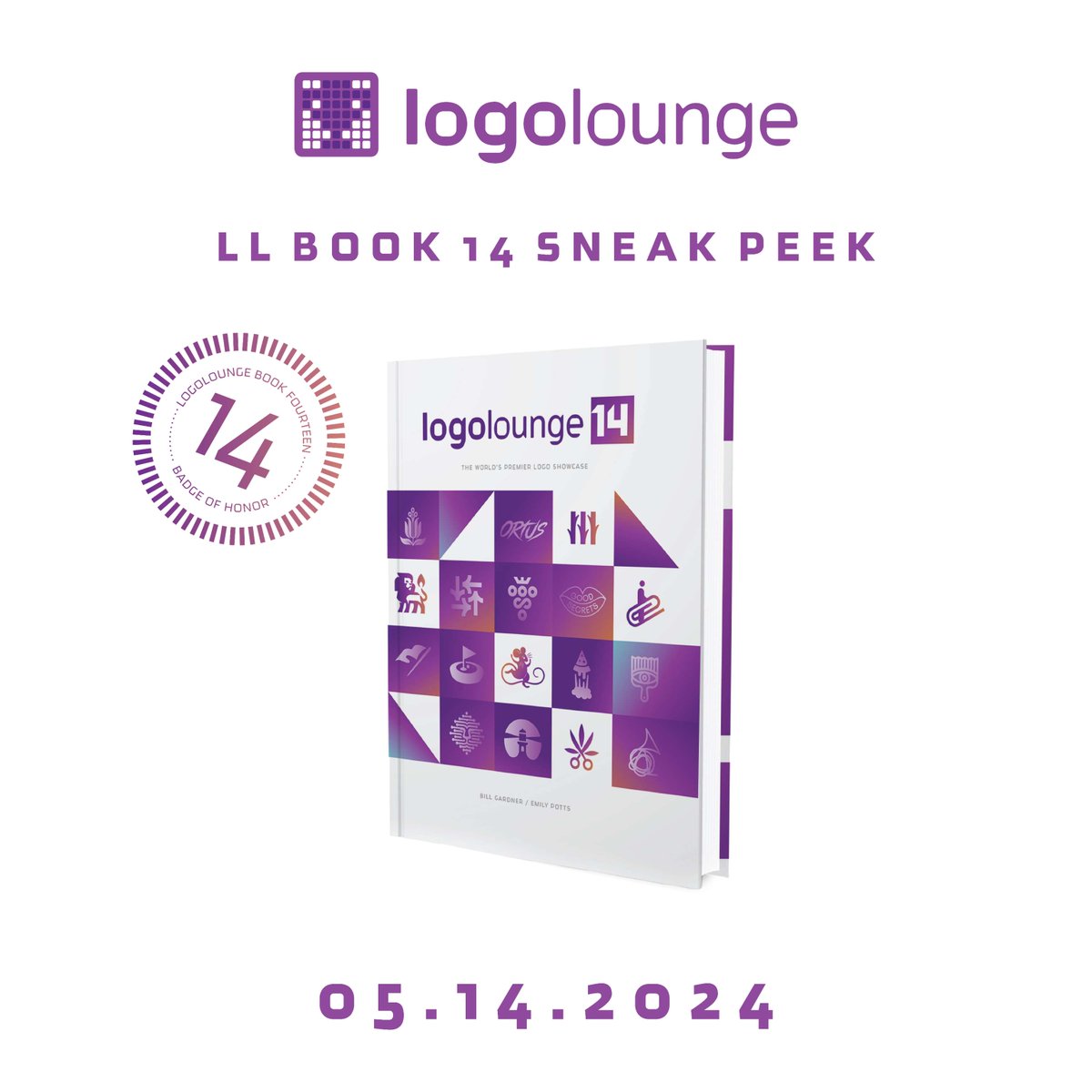 Here’s a little peek at the cover! Spot your logo on there? 👀 Only 6 days left until Book 14 is released! 💜💜

#logolounge #logoloungebook14 #releasedate #Book14