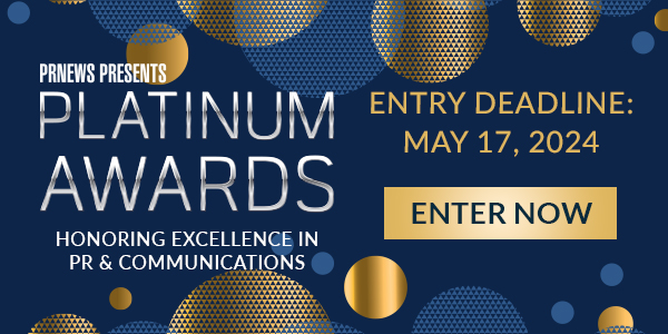 Celebrating excellence in PR & Communications! The 2024 Platinum PR Awards are now open for entries through May 17. bit.ly/2024Platinum