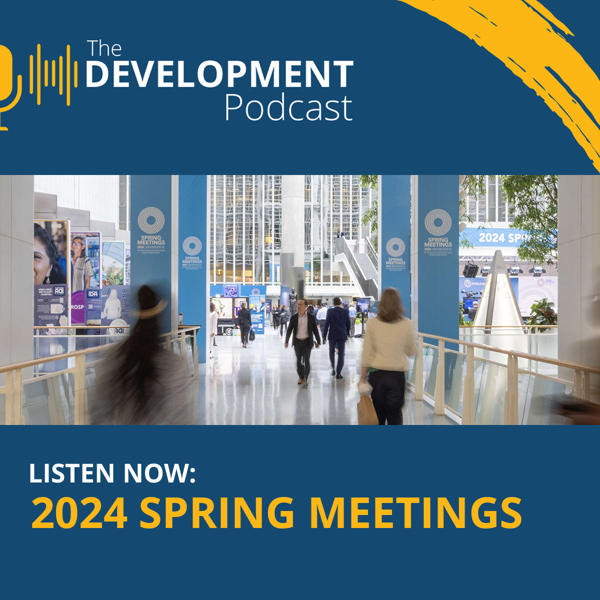 Dive into the insights from the #WBGMeetings 2024 in our latest #DevelopmentPodcast episode! We're unpacking how we're transforming our vision into real impact. This includes becoming a better Bank.

🎧 Listen here: wrld.bg/bNtp50Ryzpe