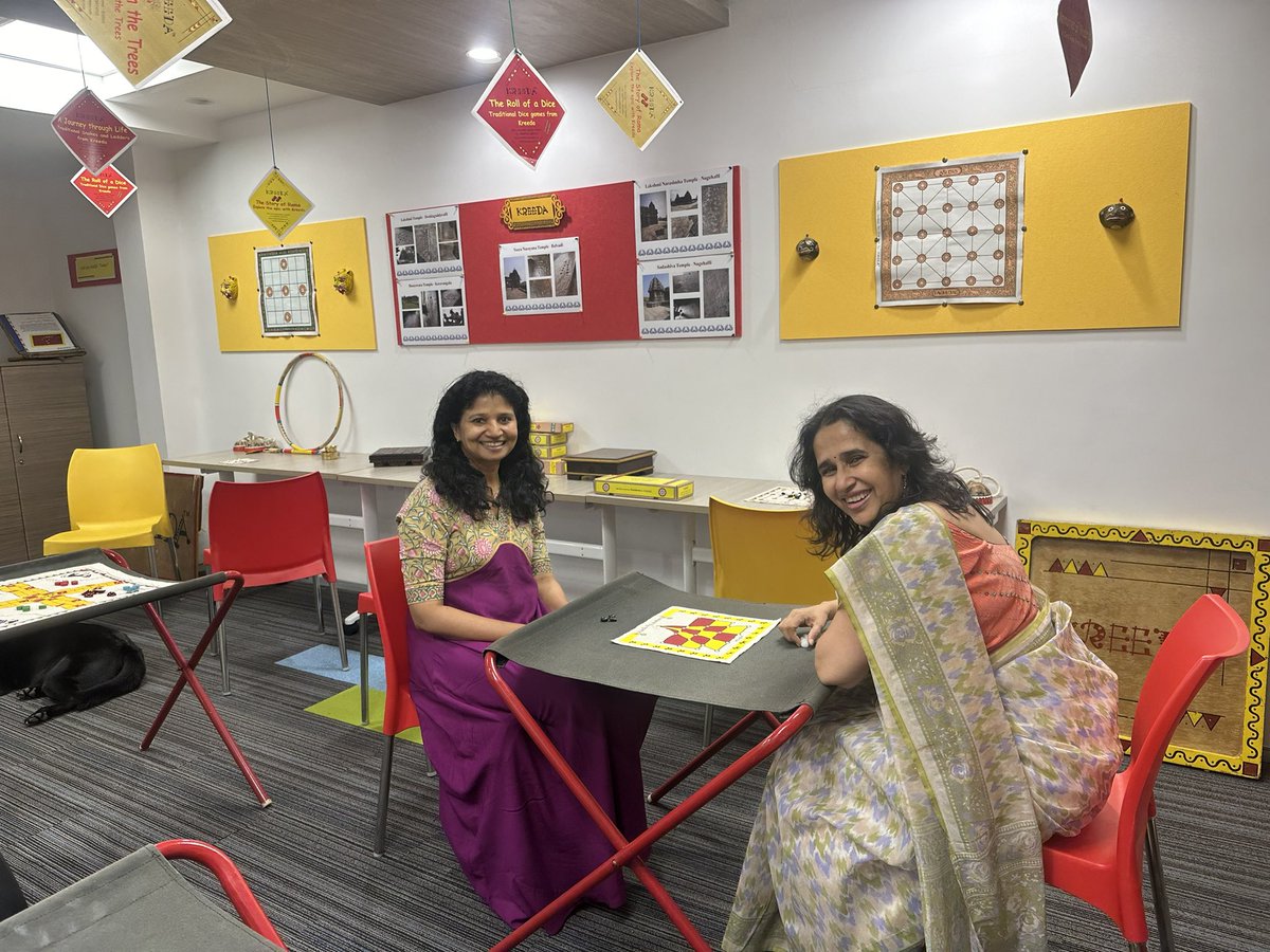 When @KavithaSelvaraj a dear friend and leading architect drops by the Kreeda Experience Centre. Kavitha has long been a Kreeda supporter and we are plotting something!!!! Fingers crossed!
@Kreeda_games