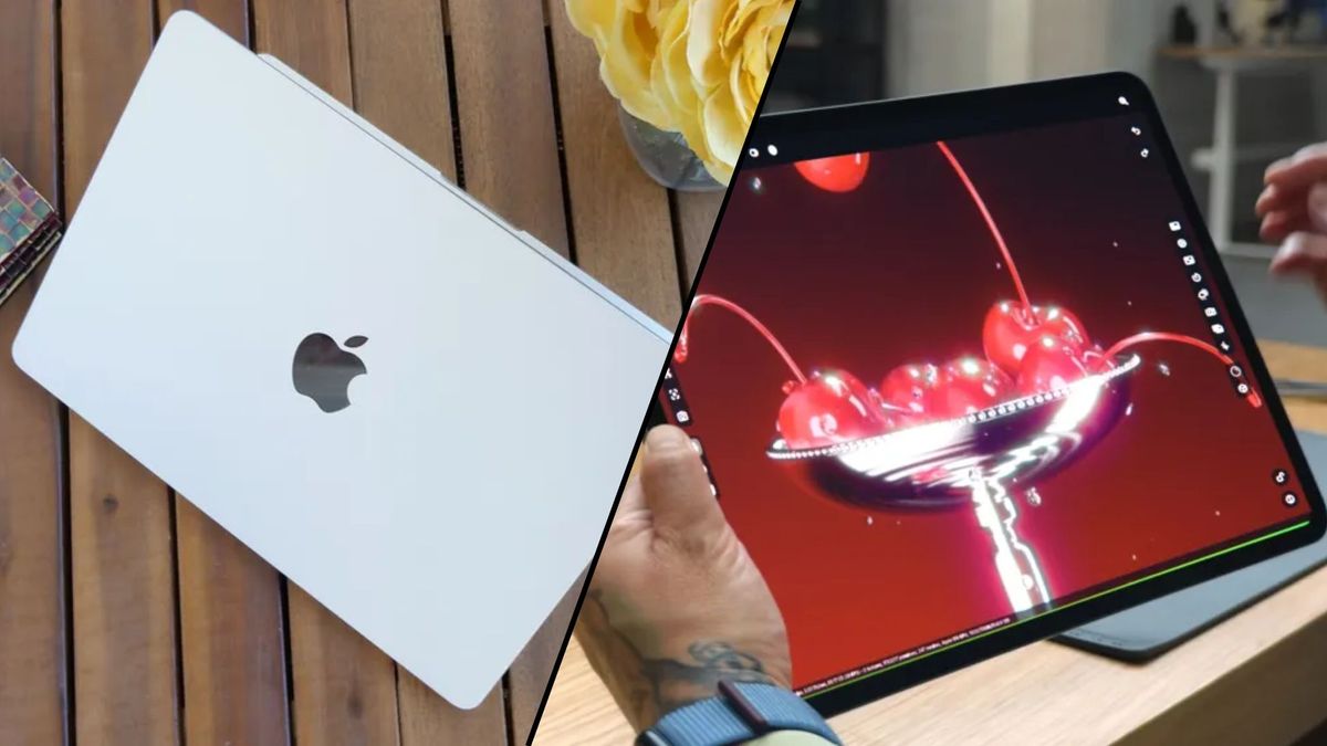 MacBook Air M3 13-inch vs. iPad Pro M4: Is Apple's new tablet more powerful? trib.al/8LDJphy