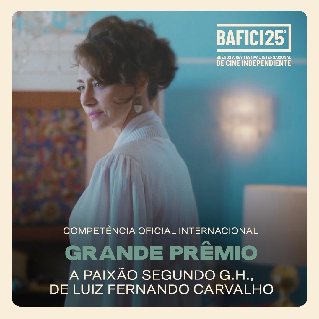 Aclamado pela crítica e premiado! #APaixãoSegundoGHOFilme foi o vencedor no Festival Internacional de Cinema Independente de Buenos Aires (BAFICI) nas categorias Grande Prêmio e Melhor Atuação.

Assista à produção hoje nos cinemas!