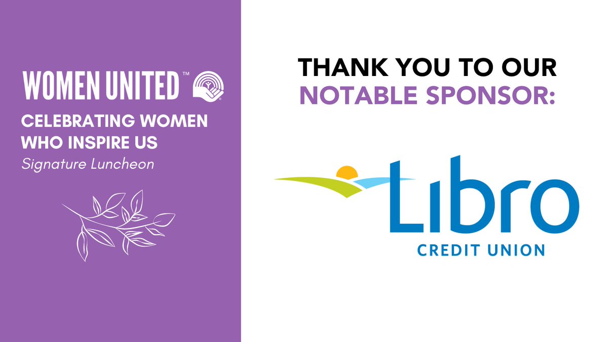 Special thanks to Libro Credit Union for their generous sponsorship of our event. Your contribution is truly appreciated! 🌟 @LibroCU #CelebrateWomen24 #WomenUnitedWE