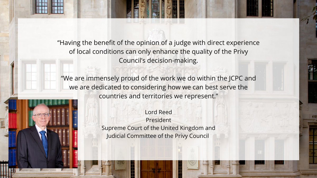 Lord Reed has had his proposal to enable overseas judges to sit on the JCPC approved by the government. The Court and the Ministry of Justice are now working on detailed arrangements to welcome judges from JCPC served countries, subject to the approval of His Majesty the King.