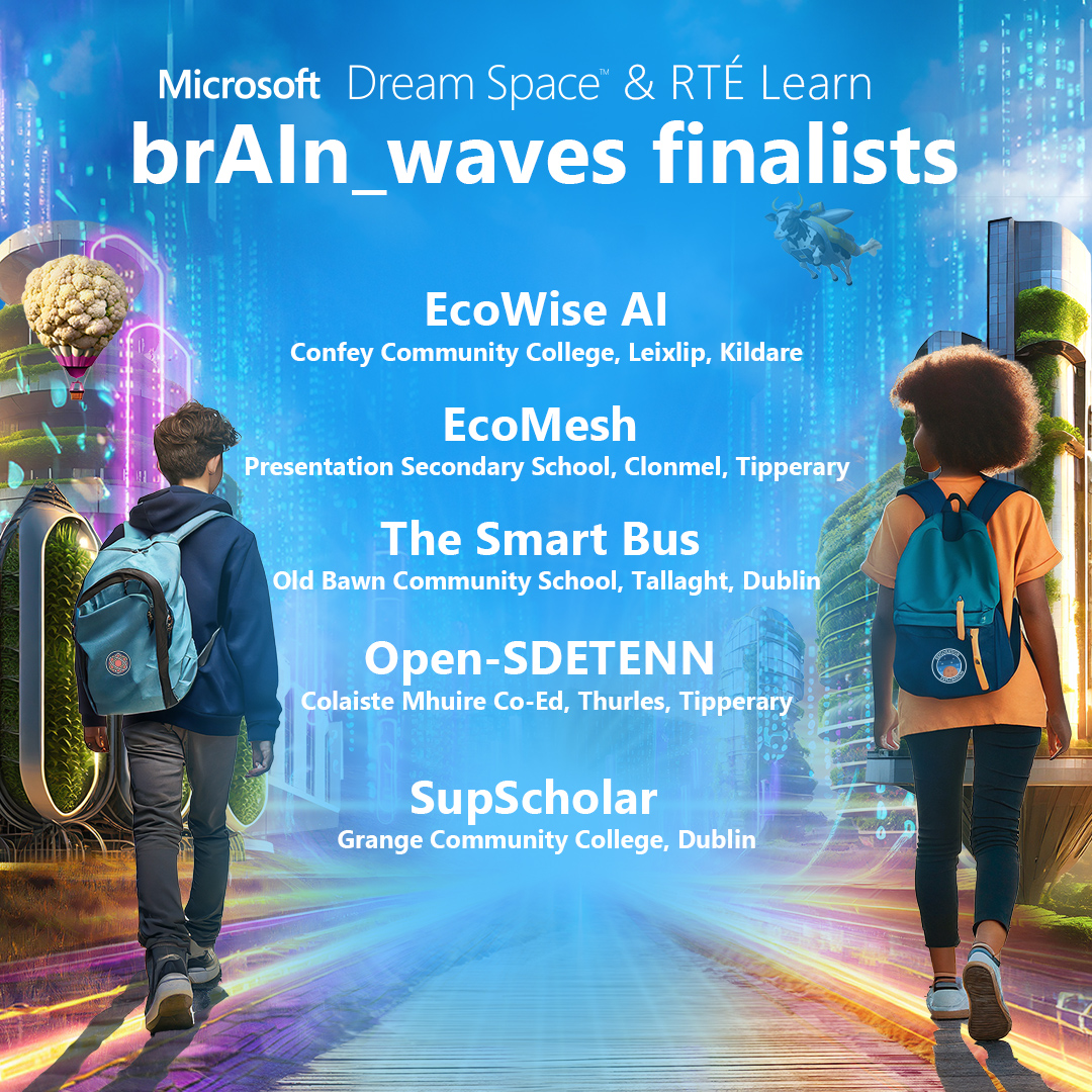 A huge amount of great entries have been narrowed down to 5 finalists, all with a chance to become brAIn_waves champions msft.it/6014YVGpa