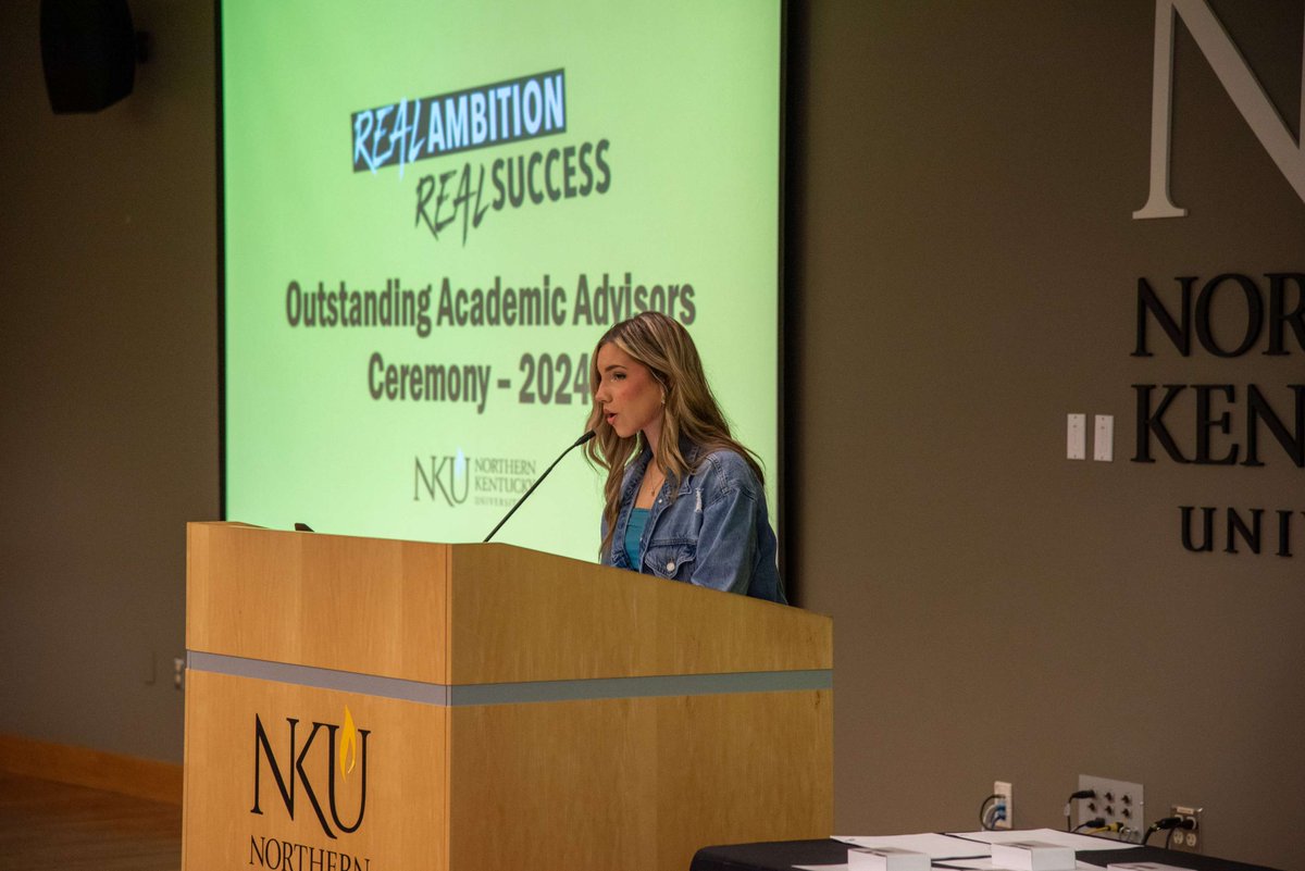 Today at our Outstanding Academic Advisors Ceremony, we honored those advisors who go above and beyond for our learners.

What our students say about our academic advisors: "My advisor took the time to tailor a plan that fit my college needs."

#NorseUp #NKU #AcademicAdvisors
